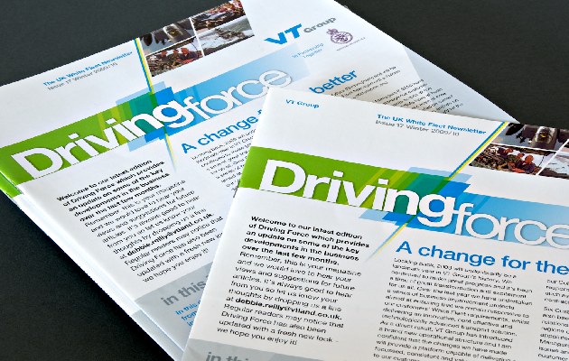 Driving Force Newsletter cover by Richard Nolan
