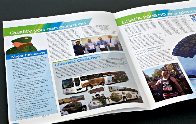Driving Force Newsletter inner spread by Richard Nolan
