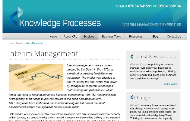 Knowledge Processes Website Visuals by Richard Nolan