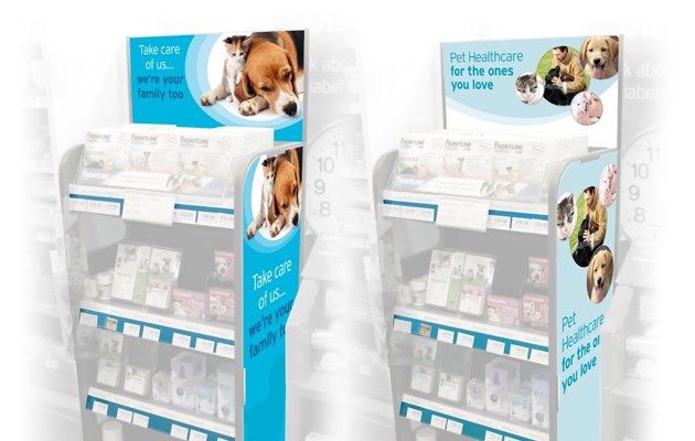 Point-of-sale Free Standing Display Unit - alternative designs by Richard Nolan